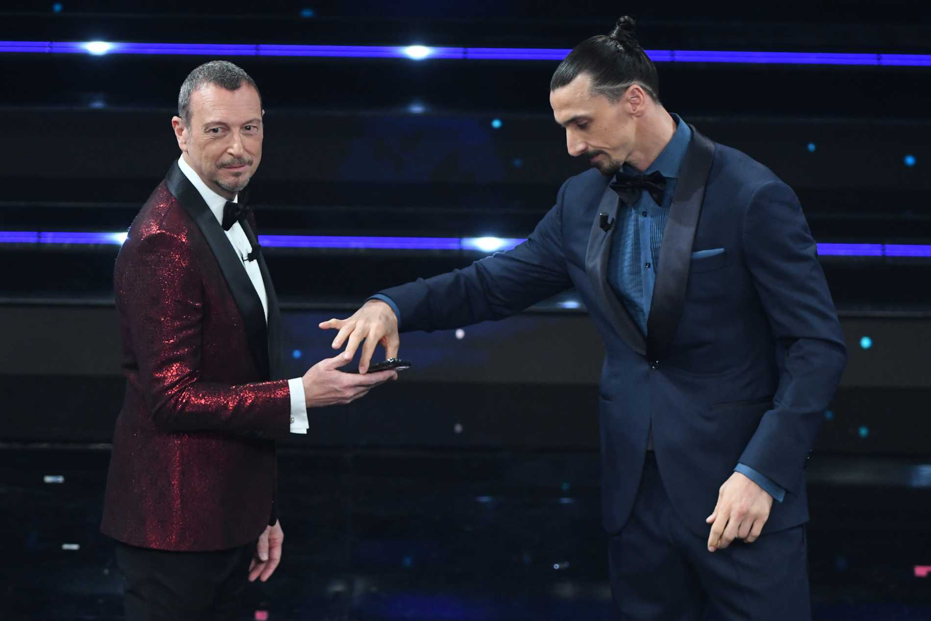Zlatan Ibrahimovic ha avuto un altro successo durante il Festival di Sanremo giovedì sera.