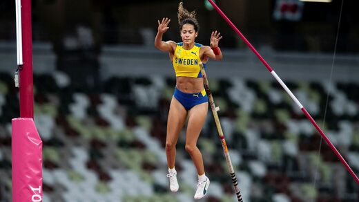 Angelica Bengtsson è riuscita a raggiungere un'altezza di 4,50 nella finale olimpica di Tokyo, ma poi si è strappata a 4,70.