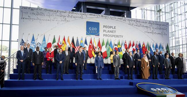 I leader del G20 approvano l'imposta globale sulle società |  Notizie SVT
