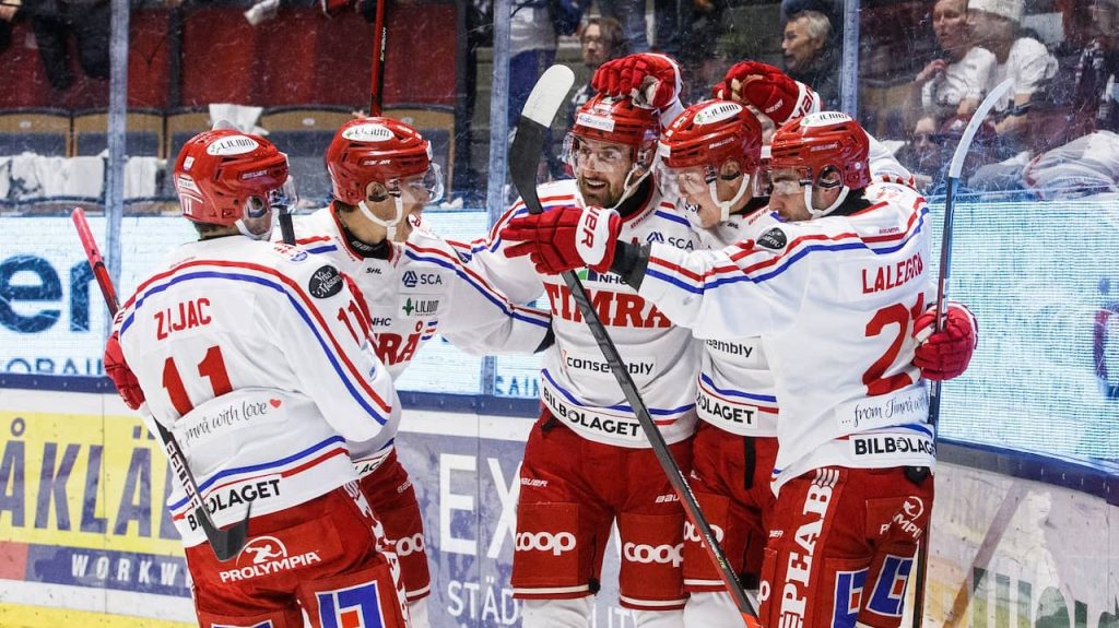 Timrå ha battuto Linköping in trasferta in SHL