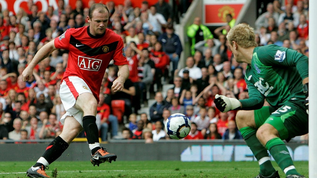 Wayne Rooney ha segnato 253 gol per il Manchester United.