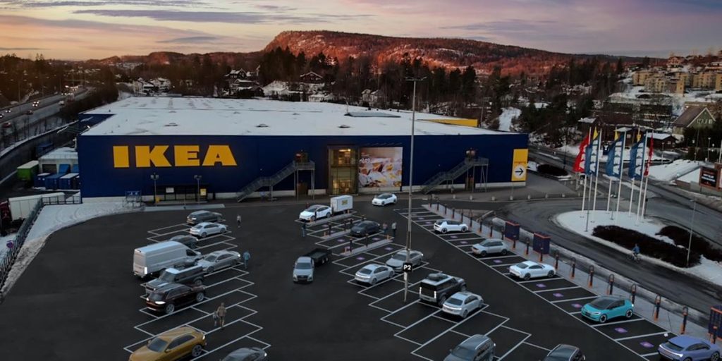 IKEA sarà la più grande stazione di ricarica per auto elettriche della Svezia