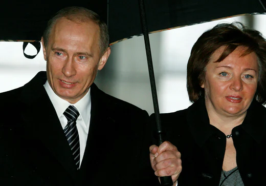 Vladimir Putin e Leodmila Putina a Mosca 2008.