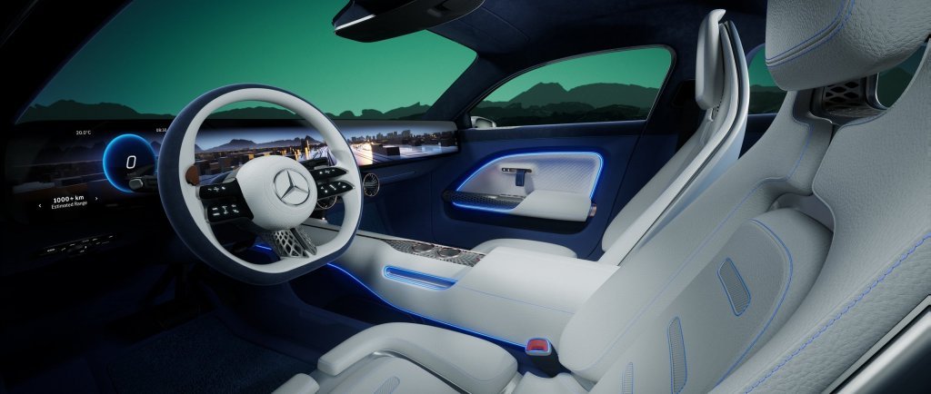 Mercedes EQXX EV - Concept car con un'autonomia di 100 miglia