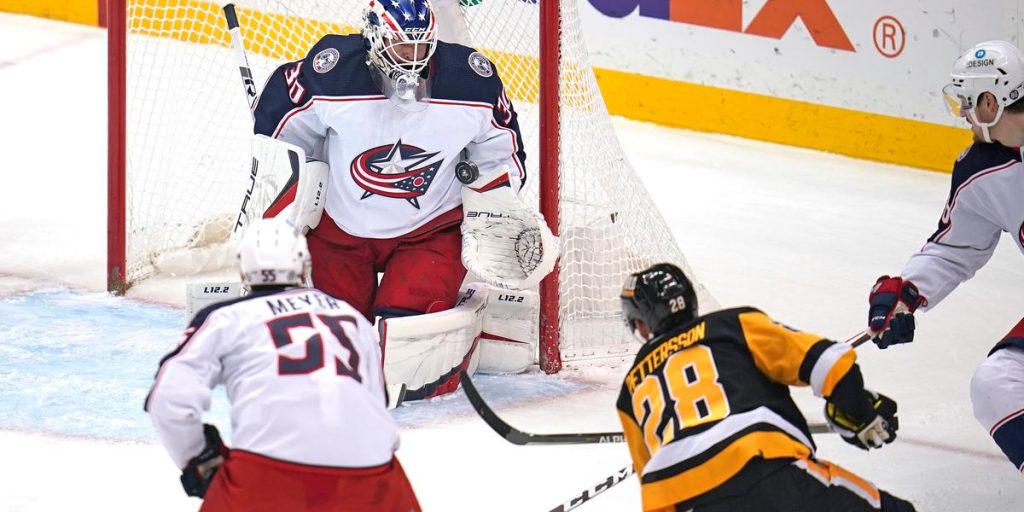 Pittsburgh contro i New York Rangers nella Stanley Cup