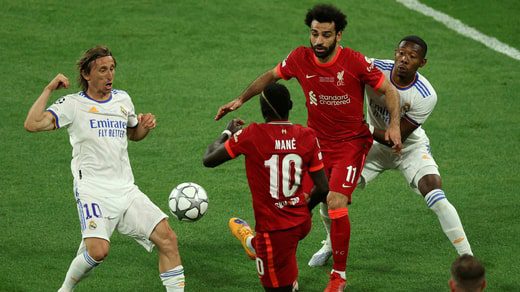 Le stelle del Liverpool Sadio Mane e Mohamed Salah non hanno segnato la palla in rete.