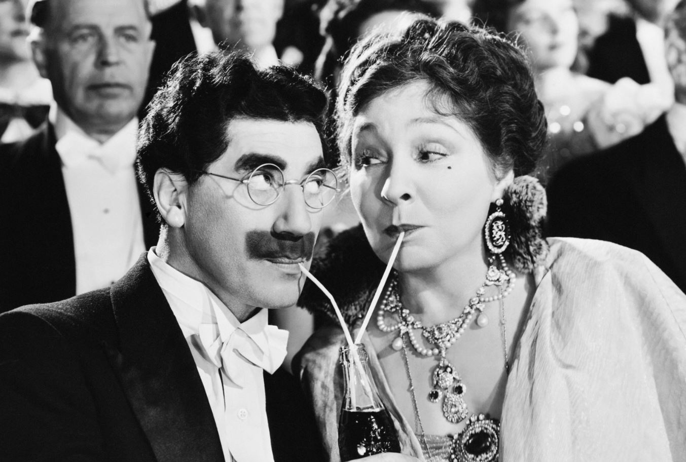 Groucho Marx e Margaret Dumont ne Il circo.  Foto: MGM