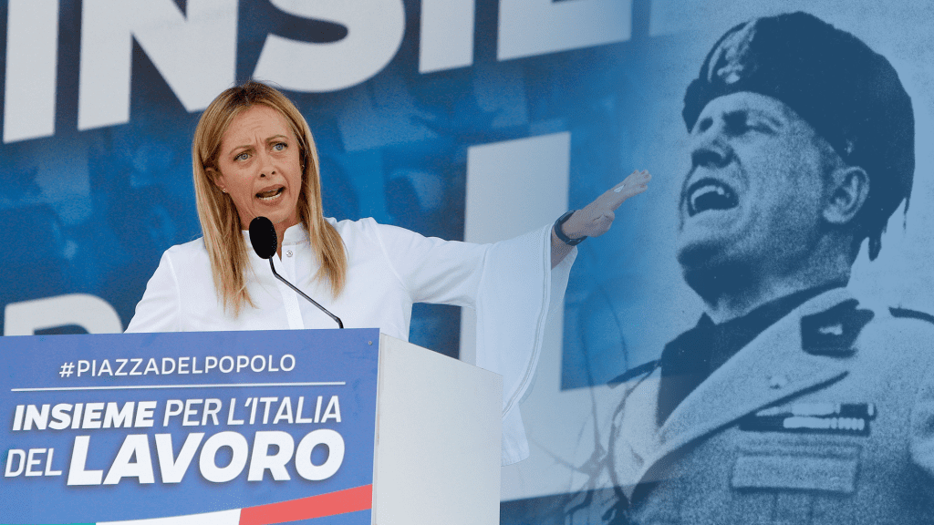 L'erede di Mussolini punta alla vittoria elettorale dell'Italia