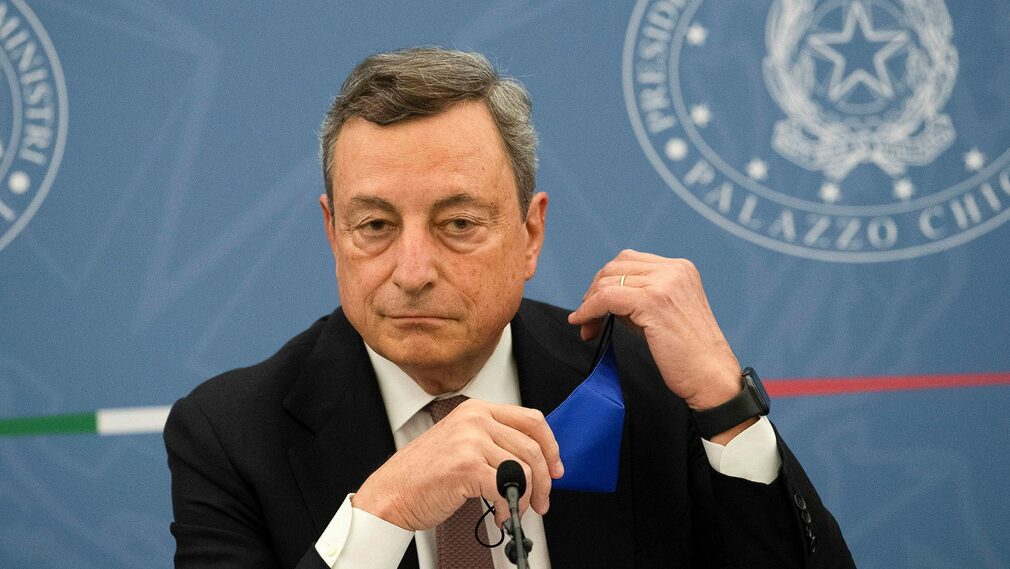 Il Presidente del Consiglio Mario Draghi.
