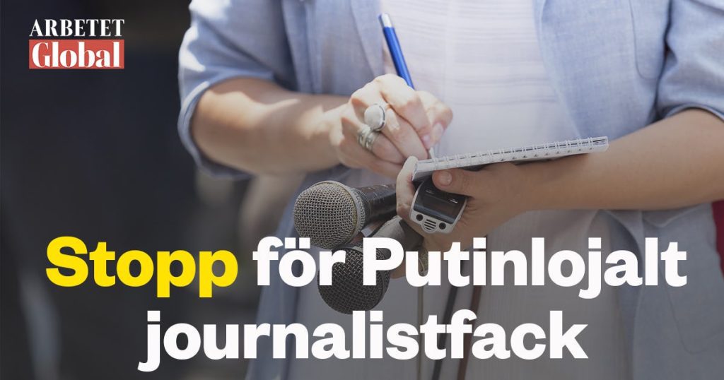 Il sindacato internazionale dei giornalisti chiude un sindacato pro-Putin - Arpetet