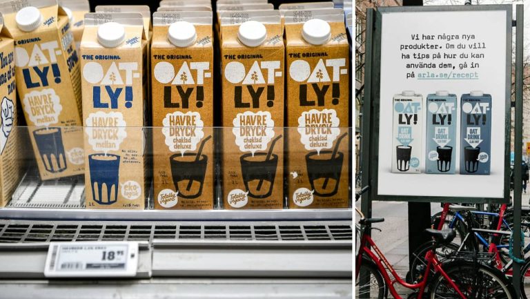 La pubblicità aspra di Oatly per Arla – link al sito web