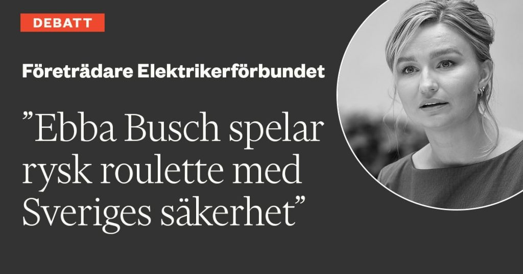Ebba Bosch gioca alla roulette russa con la sicurezza svedese - Labour