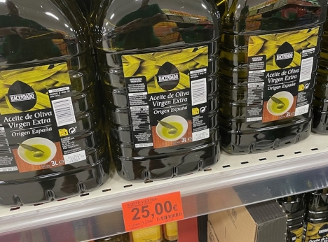 Il prezzo dell’olio d’oliva è in forte aumento