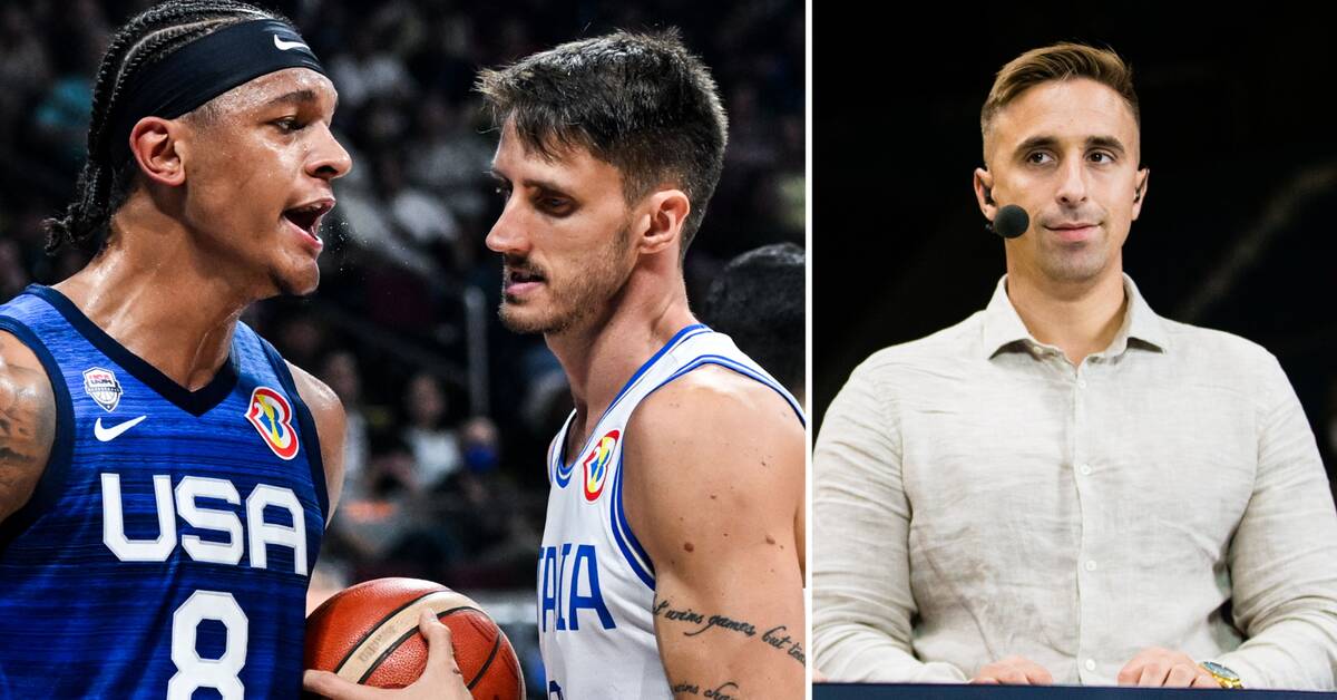 Ballando e mettendosi in mostra mentre gli Stati Uniti raggiungevano le semifinali della Coppa del mondo di basket

