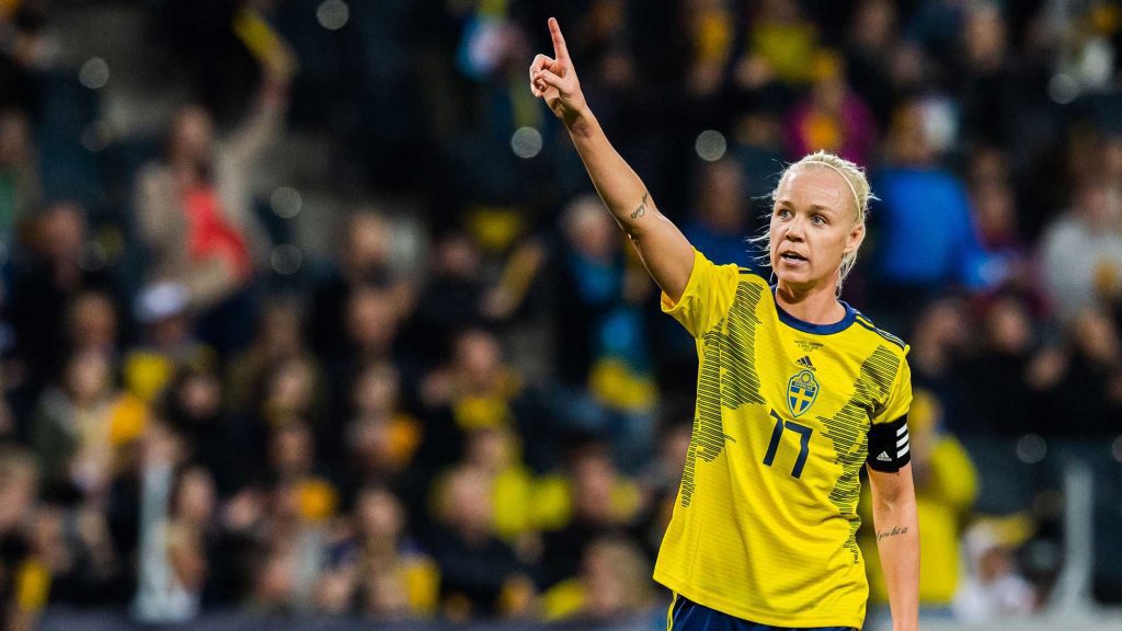 Caroline Seager conclude la sua carriera con la nazionale di calcio svedese