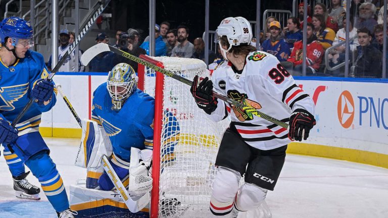 Gol del Michigan di Bedard nella sconfitta dei Blackhawks contro i Blues