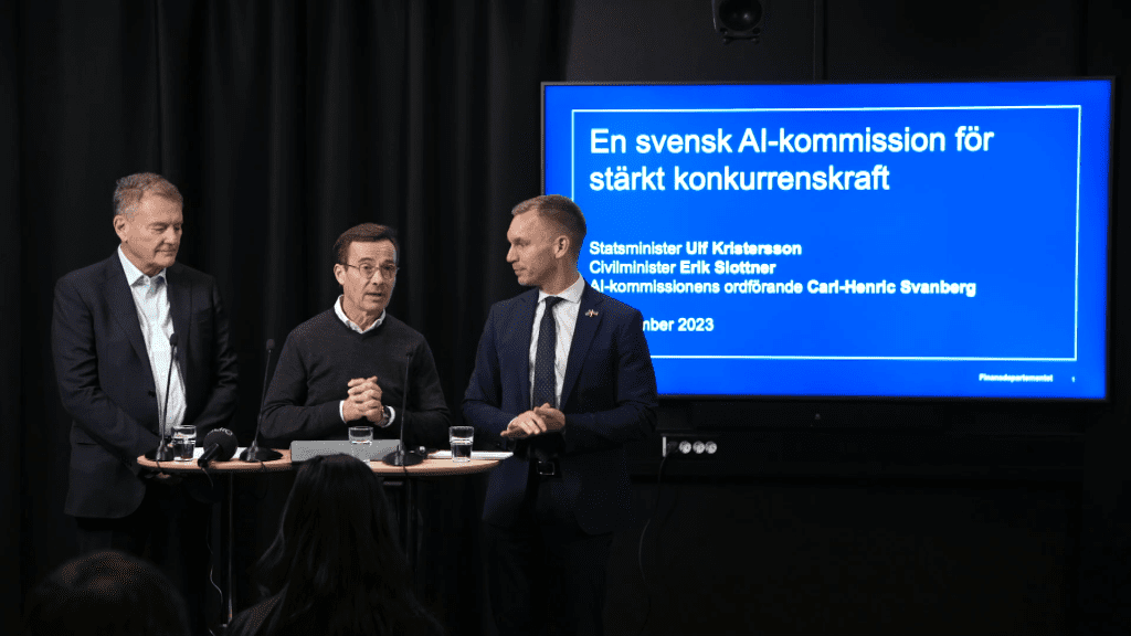 Il governo sta nominando un comitato per l’intelligenza artificiale per rilanciare la competitività svedese