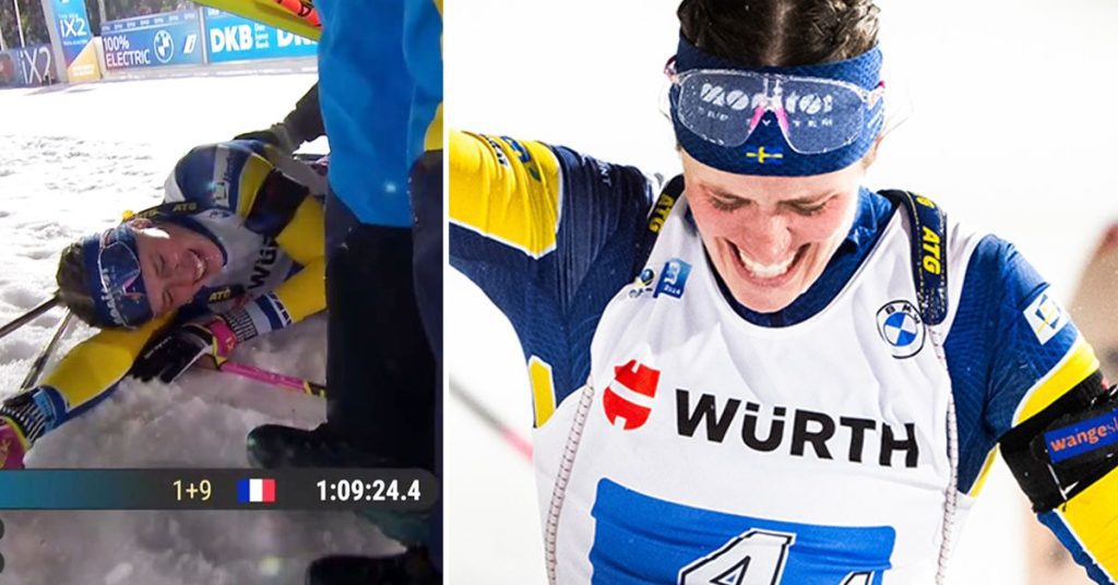 Biathlon: la stupita Elvira Oberg porta la Svezia sul podio: "Se solo fosse sotto controllo"