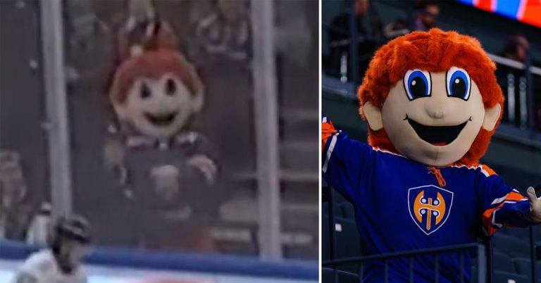 Hockey su ghiaccio: la mascotte del campionato finlandese in caso di tempesta accusata di aver ferito i giocatori