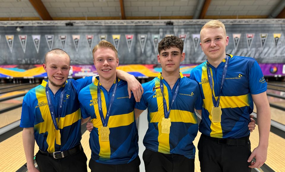 La Svezia ha vinto sette medaglie ai Campionati Europei Junior di Bowling – “L’oro a squadre è stato un momento clou”