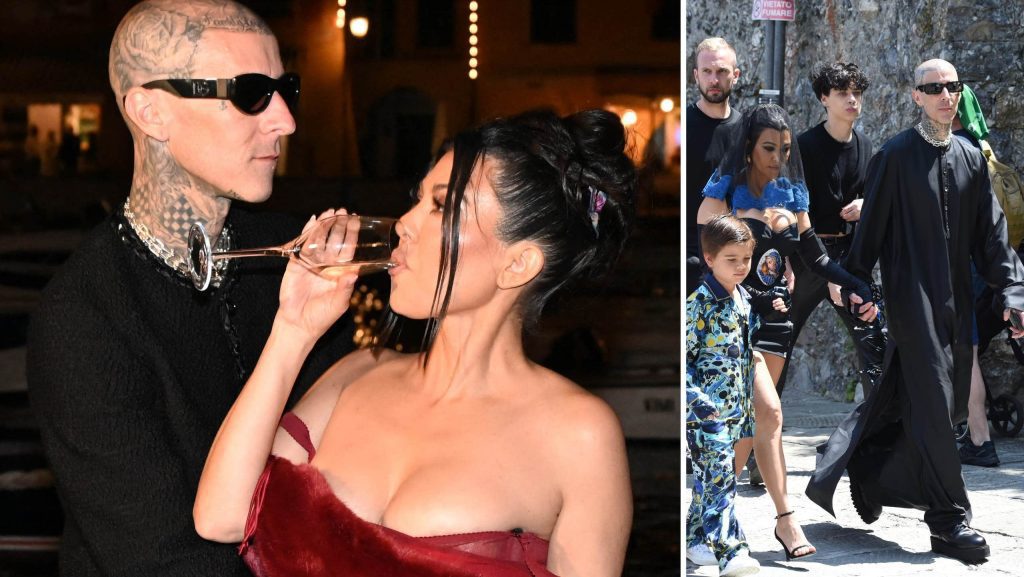 Dettagli del lussuoso matrimonio di Kourtney Kardashian e Travis Barker in Italia