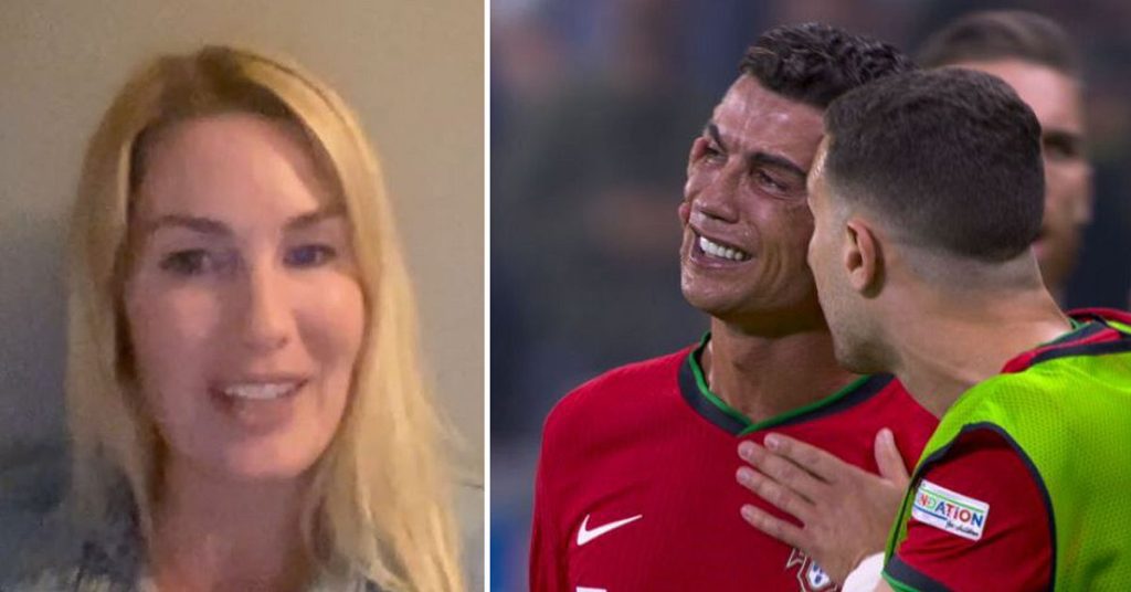 Calcio: l'esperta Hannah Marklund sulle lacrime di Cristiano Ronaldo durante la partita: "Una reazione intensa e improvvisa"