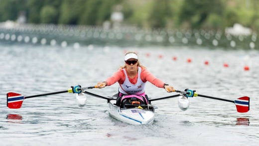 La vogatrice norvegese Birgit Skarsten.