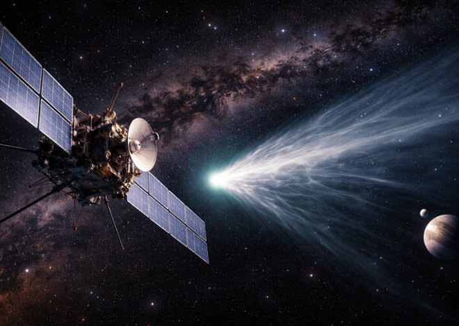 La sonda Juice osserva la cometa interstellare 3I/Atlas durante il viaggio verso Giove