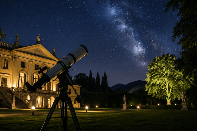 Le Stelle di Galileo, osservazioni al telescopio e racconti del cielo a Villa Selvatico