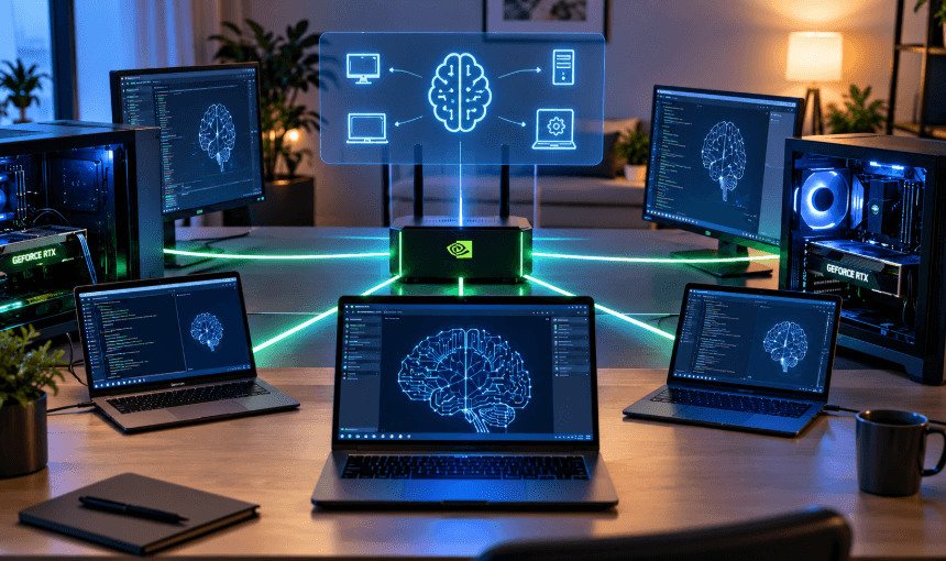 NVIDIA PAIR trasforma i PC di casa in un piccolo cluster per l’intelligenza artificiale